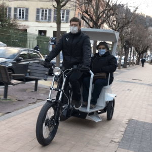 Taxi electric scooter bike