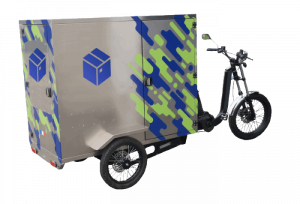 Vélo cargo électrique triporteur trips