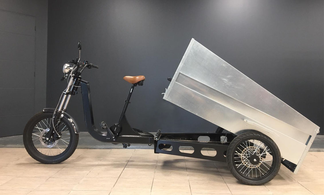 Triporteur module pick-up vélo cargo électrique location